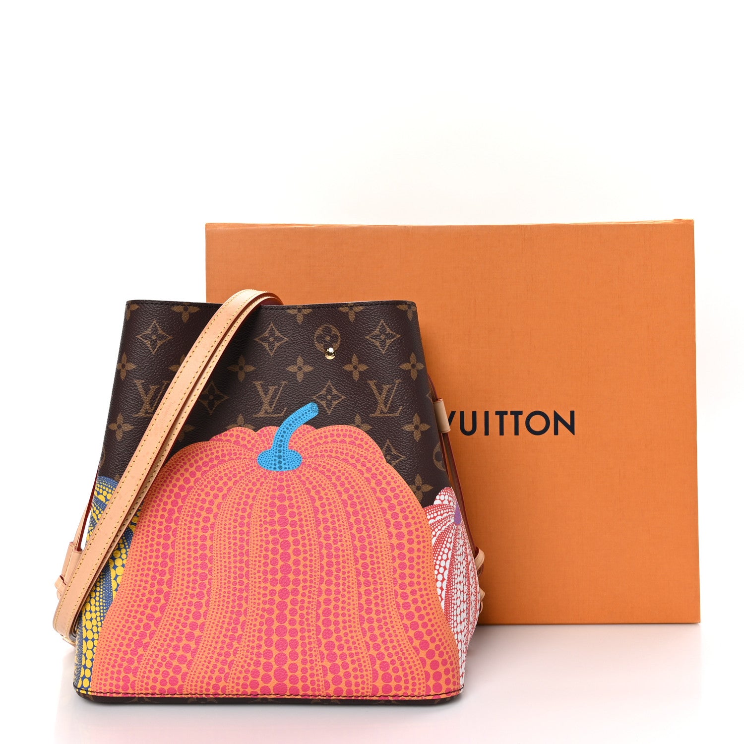 Louis Vuitton LV X YK Monogram Kusama Pumpkin Neonoe MM 14 of 14