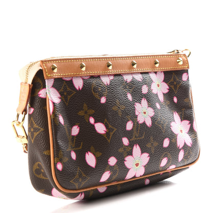 Louis Vuitton Monogram Cherry Blossom Pochette Accessories Brown 2 of 13