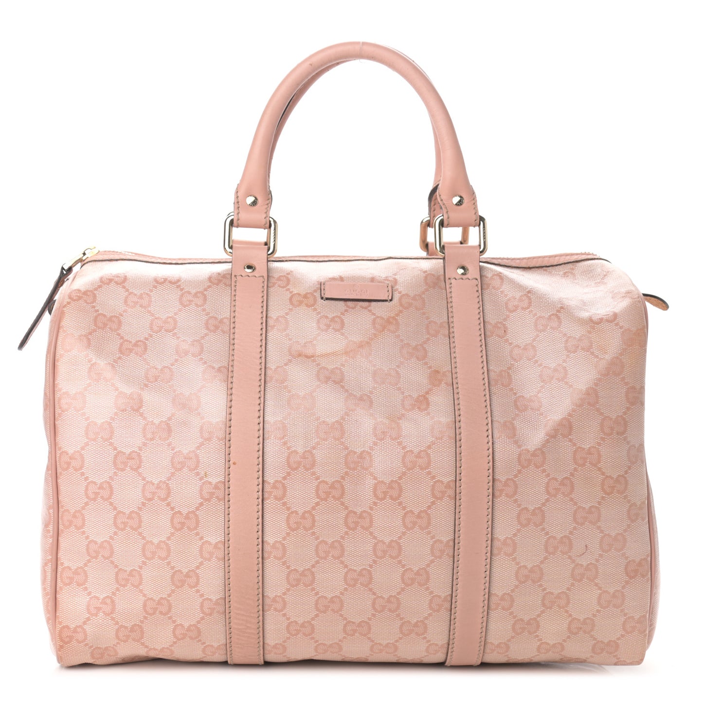 Crystal Monogram Joy Medium Boston Pink