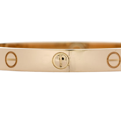 Cartier 18K Yellow Gold LOVE Bracelet 17 4 of 8