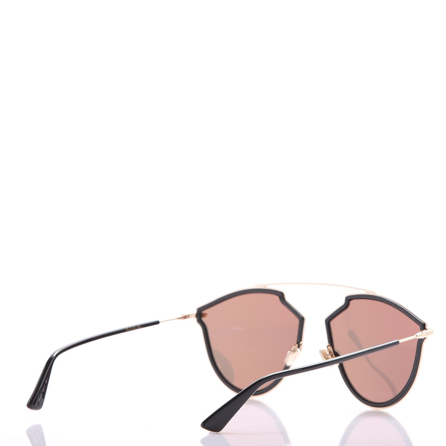 So Real Rise Sunglasses Rose Gold Black