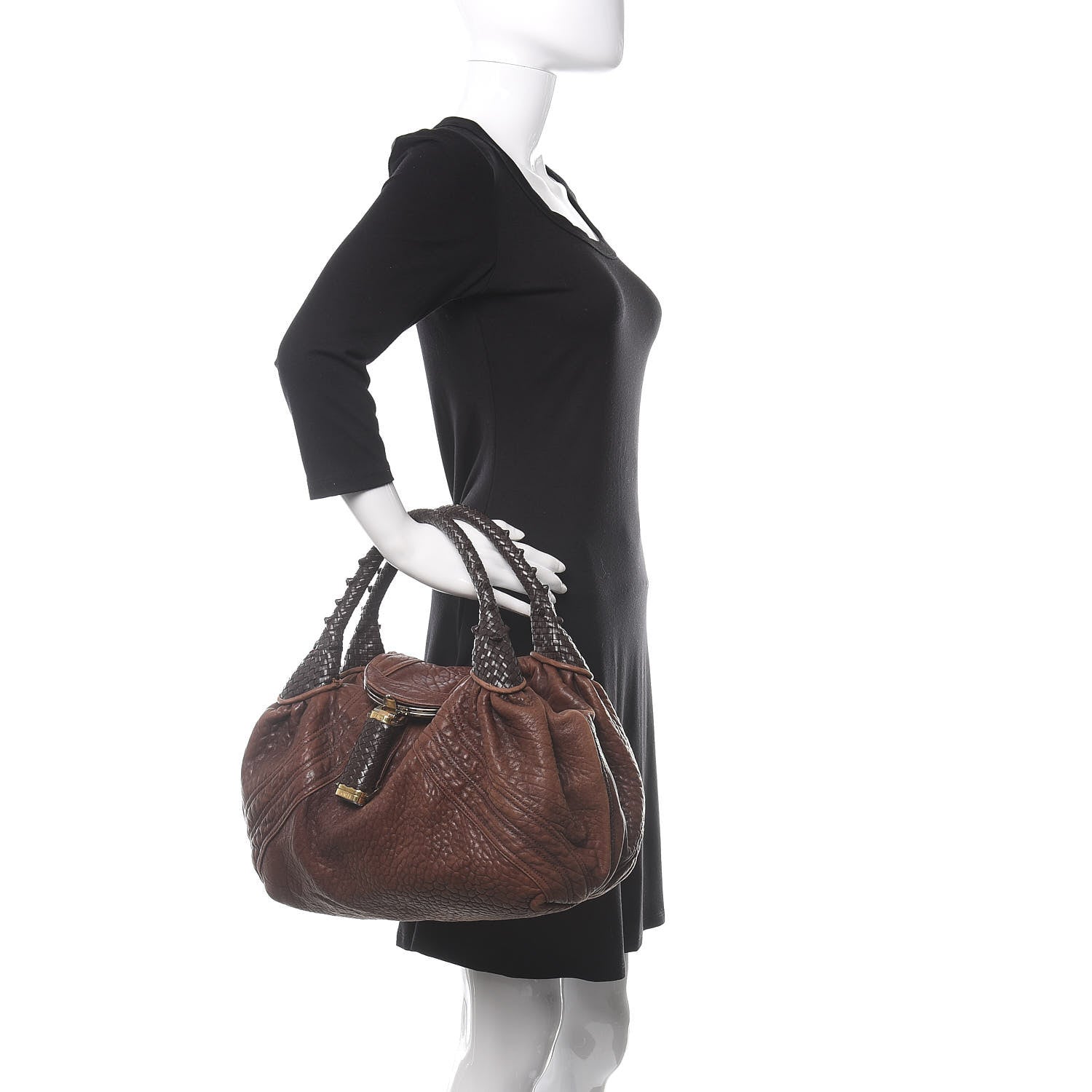 Fendi Nappa Nuvolata Spy Amarone 2 of 9
