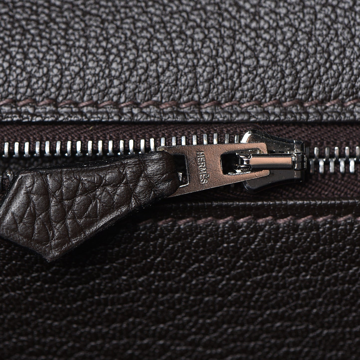 Toile Togo Birkin 40 Chocolate