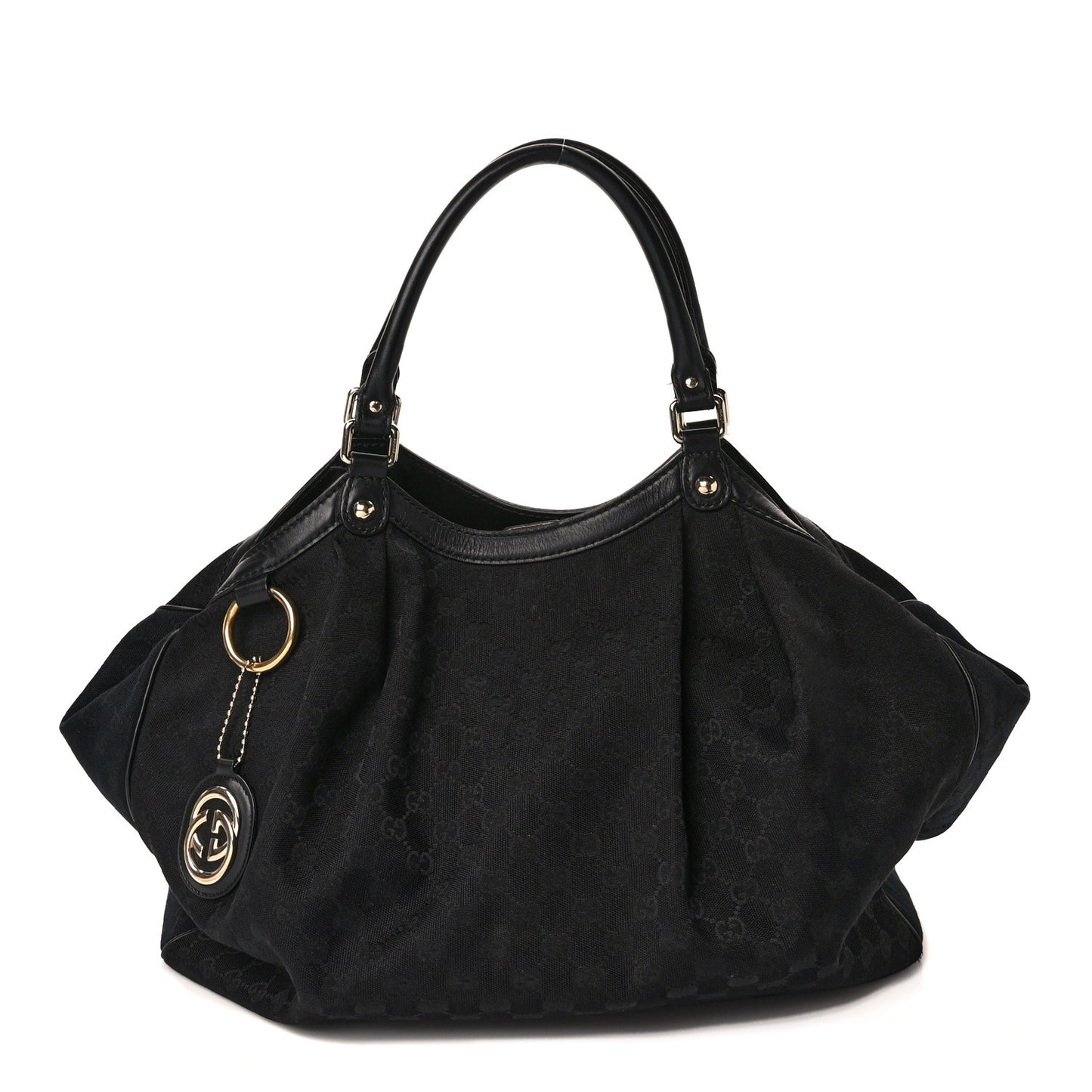Monogram Large Sukey Black