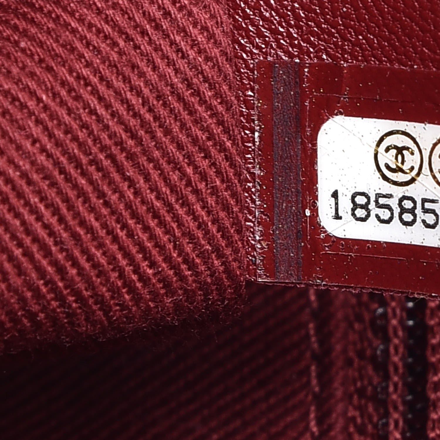 Chanel Crumpled Grained Calfskin Quilted Large Shiva Flap Bordeaux 7 of 9
