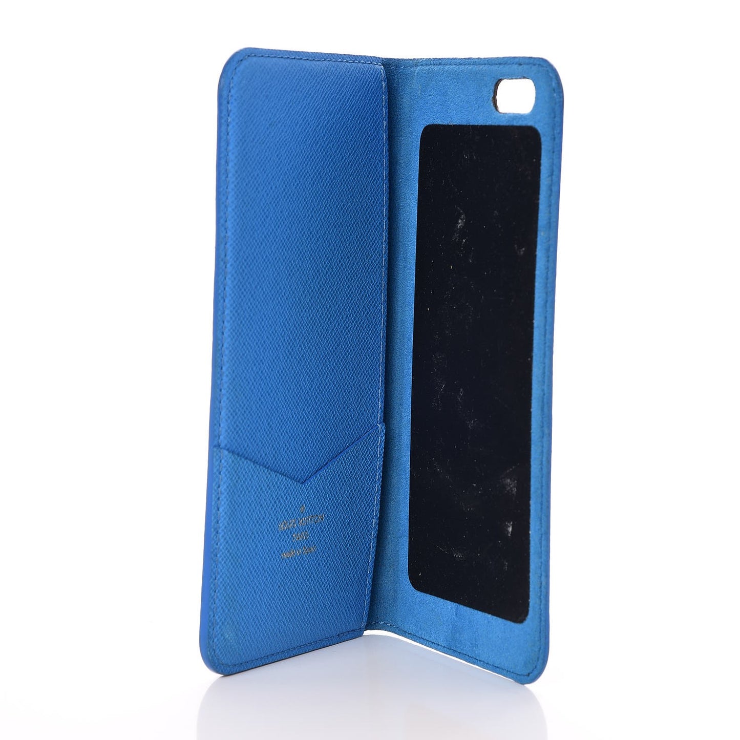 Monogram iPhone 6 Plus Folio Case Blue