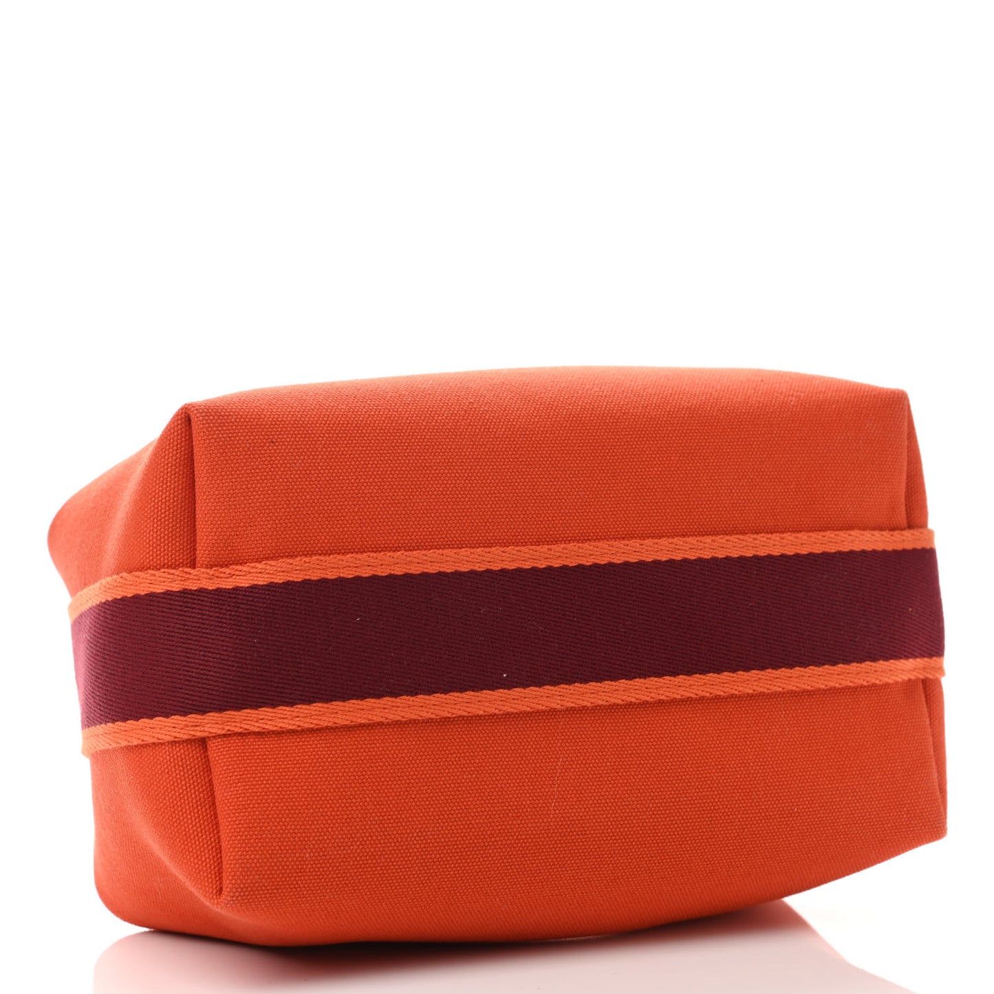 Canvas Small Bride-A-Brac Pouch Orange Burgundy