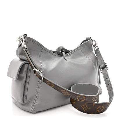 Louis Vuitton Lambskin CarryAll Cargo Vibe PM Trianon Gray 3 of 9