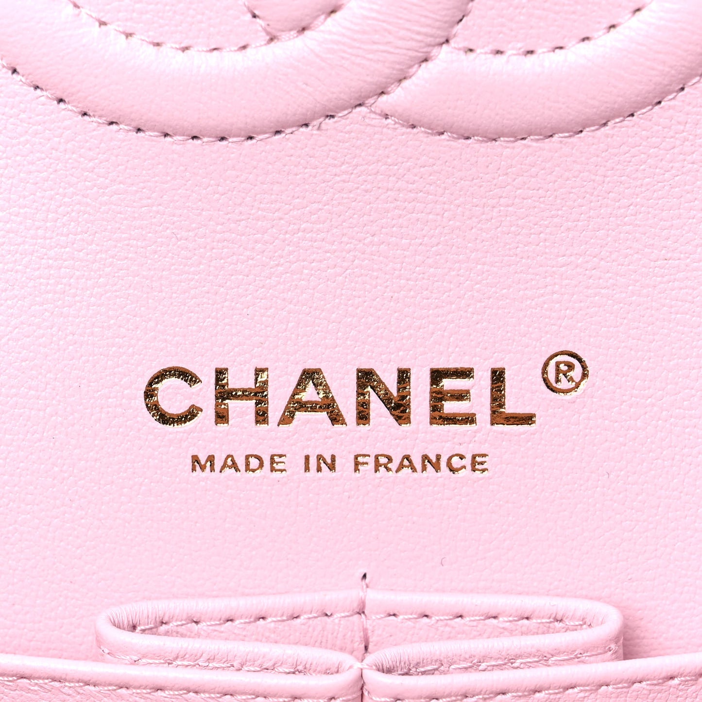 Caviar Quilted Medium Double Flap Light Pink