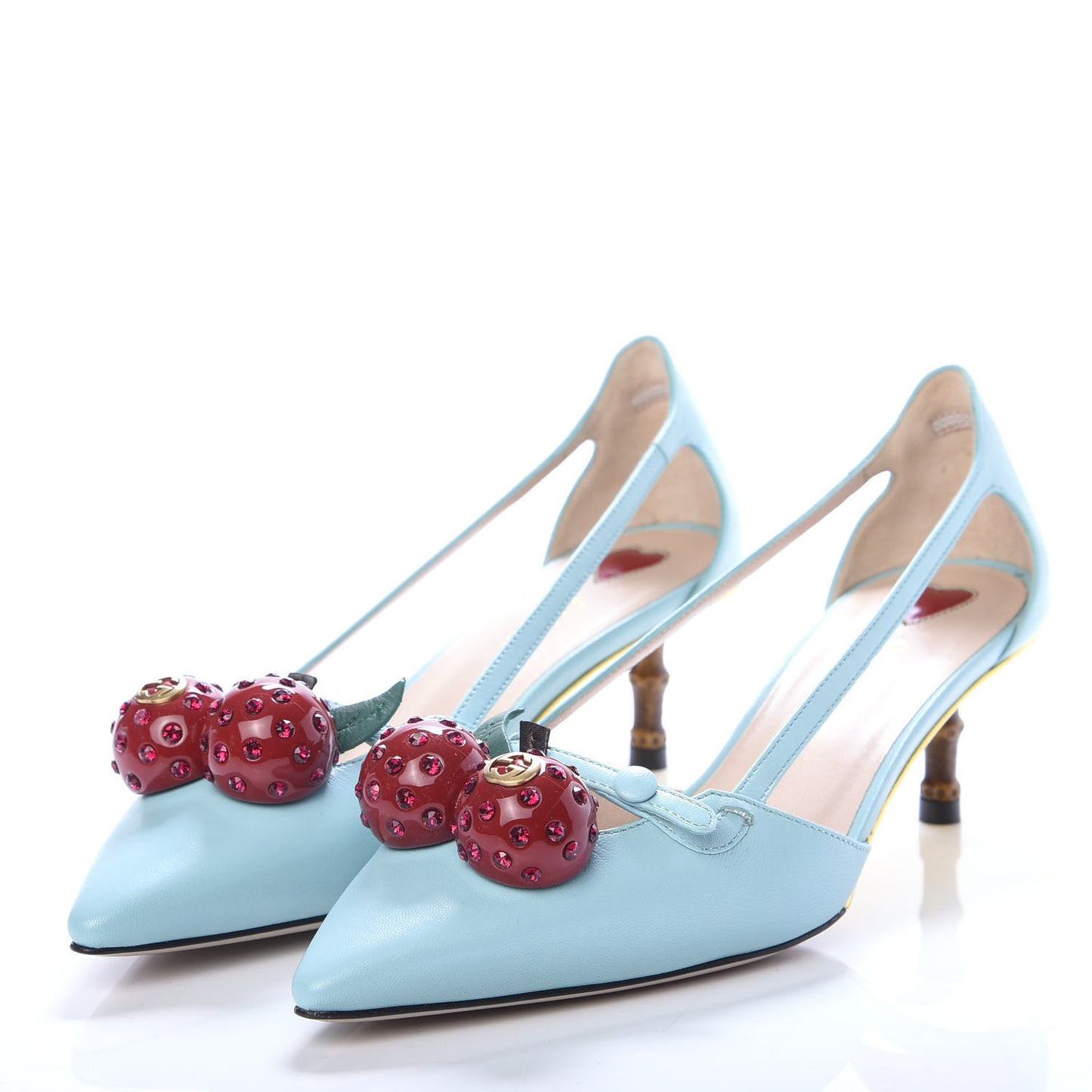 Malaga Kid Unia Cherry Pumps 35 New Acquamarine Emerald Cocoa