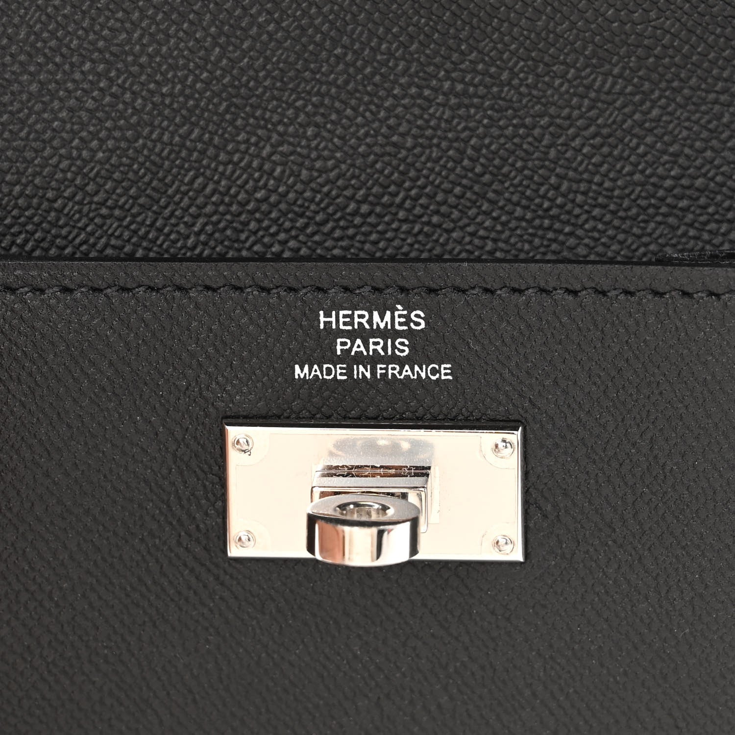 Hermes Epsom Kelly Pocket Compact Wallet Black 6 of 7