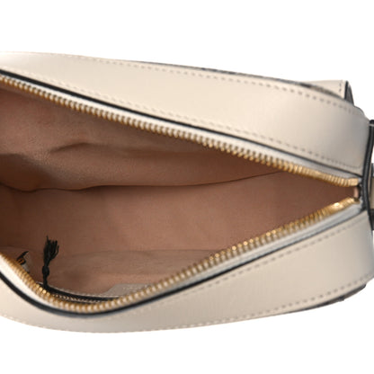 Gucci GG Supreme Monogram Small Horsebit 1955 Shoulder Bag Beige Mystic White 5 of 9