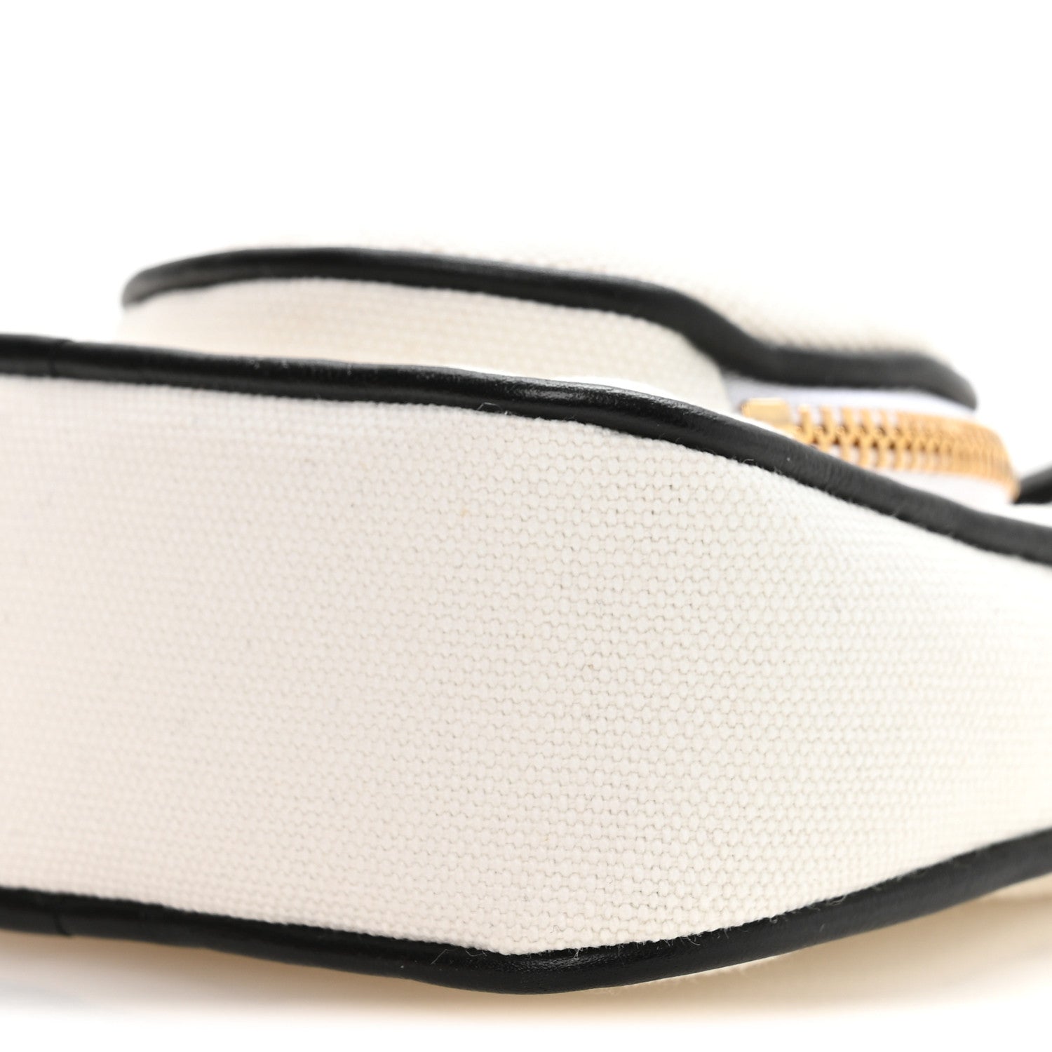 Chanel Canvas Calfskin Tennis Racket Mini Bag White Black 11 of 12