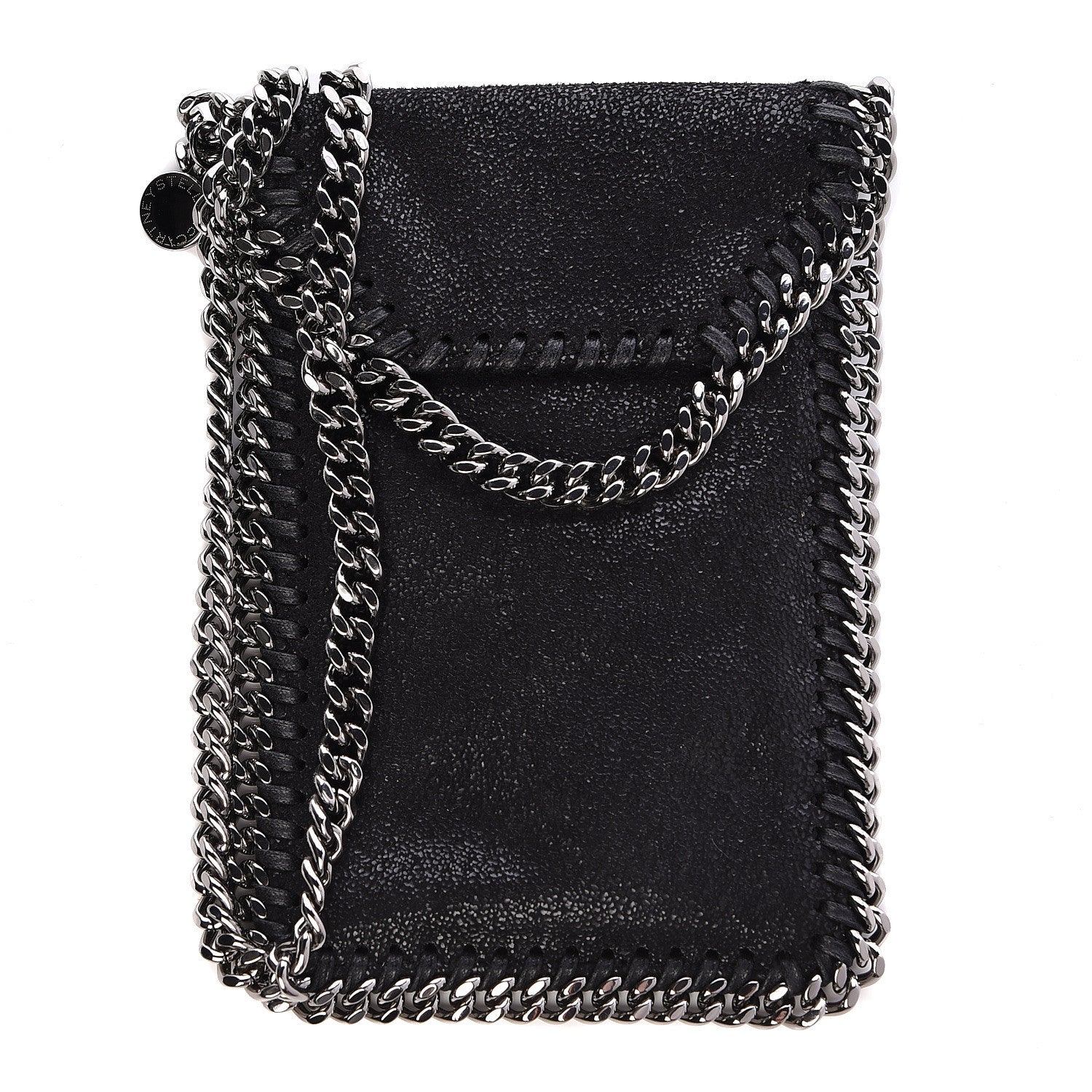 Stella McCartney Shaggy Deer Phone Holder Crossbody Black 1 of 9