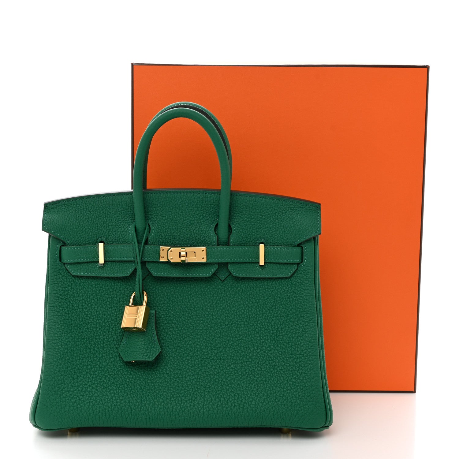 Hermes Togo Birkin 25 Vert Vertigo 11 of 11