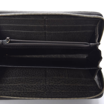 Gucci Guccissima Bamboo Tassel Zip Around Wallet Grey 5 of 7