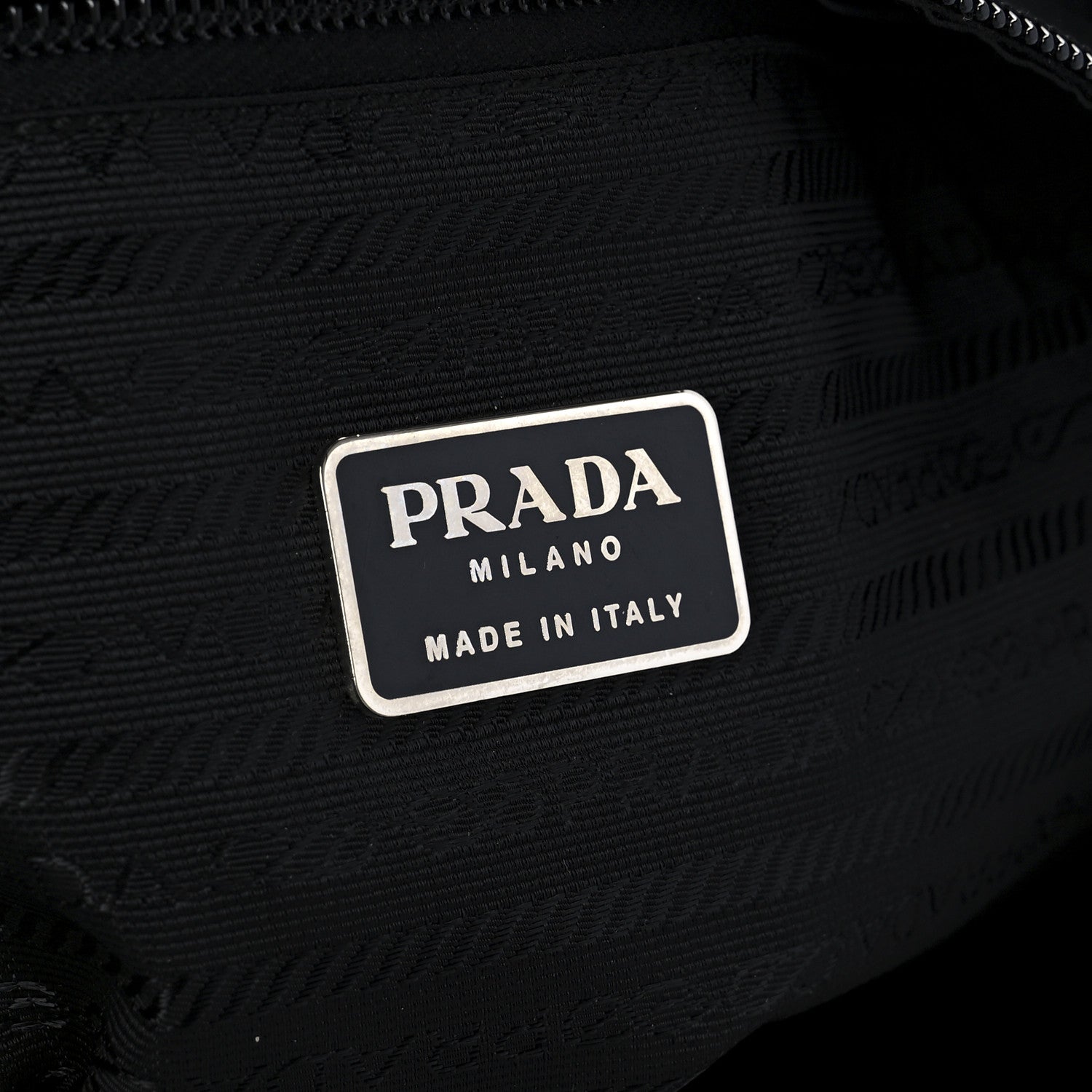 Prada Nylon Vela Large Zip Tote Black 6 of 11