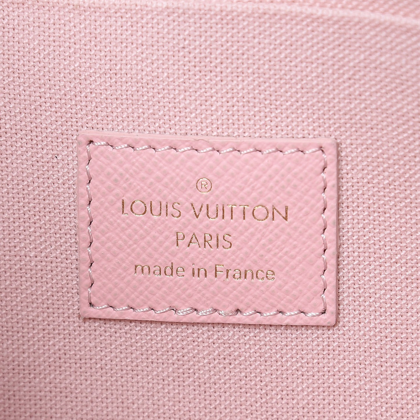 Damier Azur Calfskin Pochette Felicie Eau de Rose