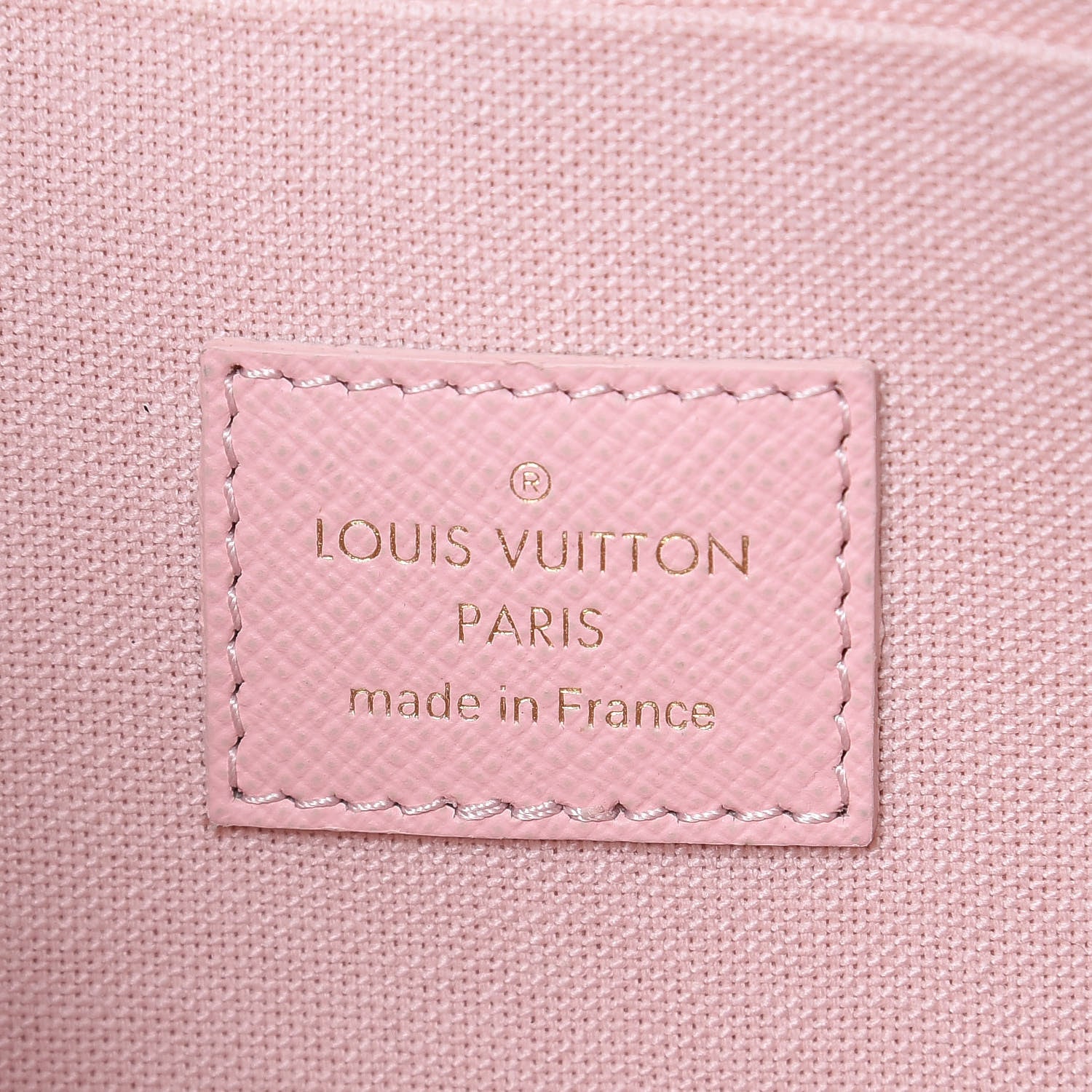 Louis Vuitton Damier Azur Calfskin Pochette Felicie Eau de Rose 6 of 12