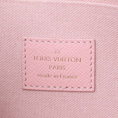 Louis Vuitton Damier Azur Calfskin Pochette Felicie Eau de Rose 6 of 12