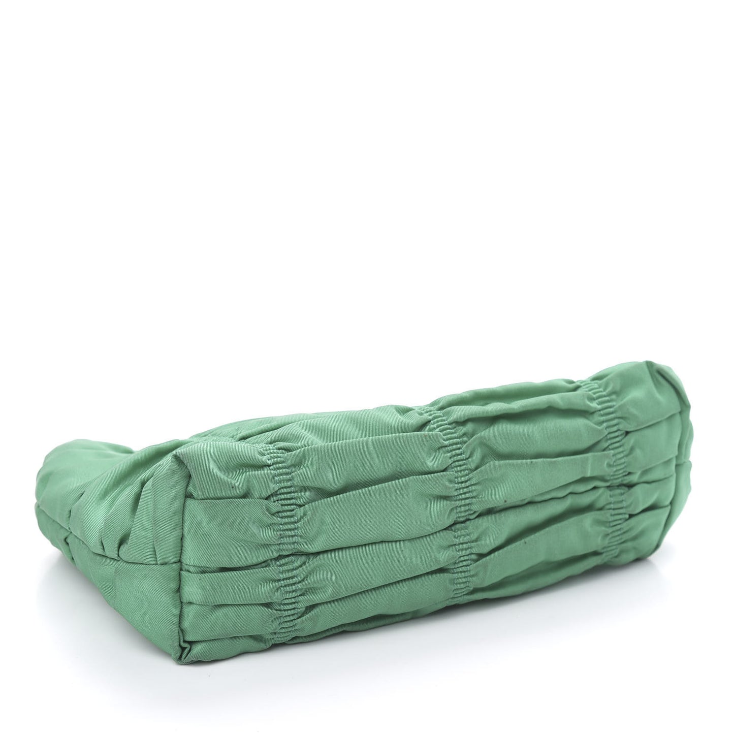 Tessuto Nylon Gaufre Cosmetic Pouch Mint Green