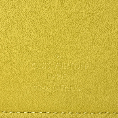 Louis Vuitton Damier Infini Brazza Wallet Vert Acide 9 of 15