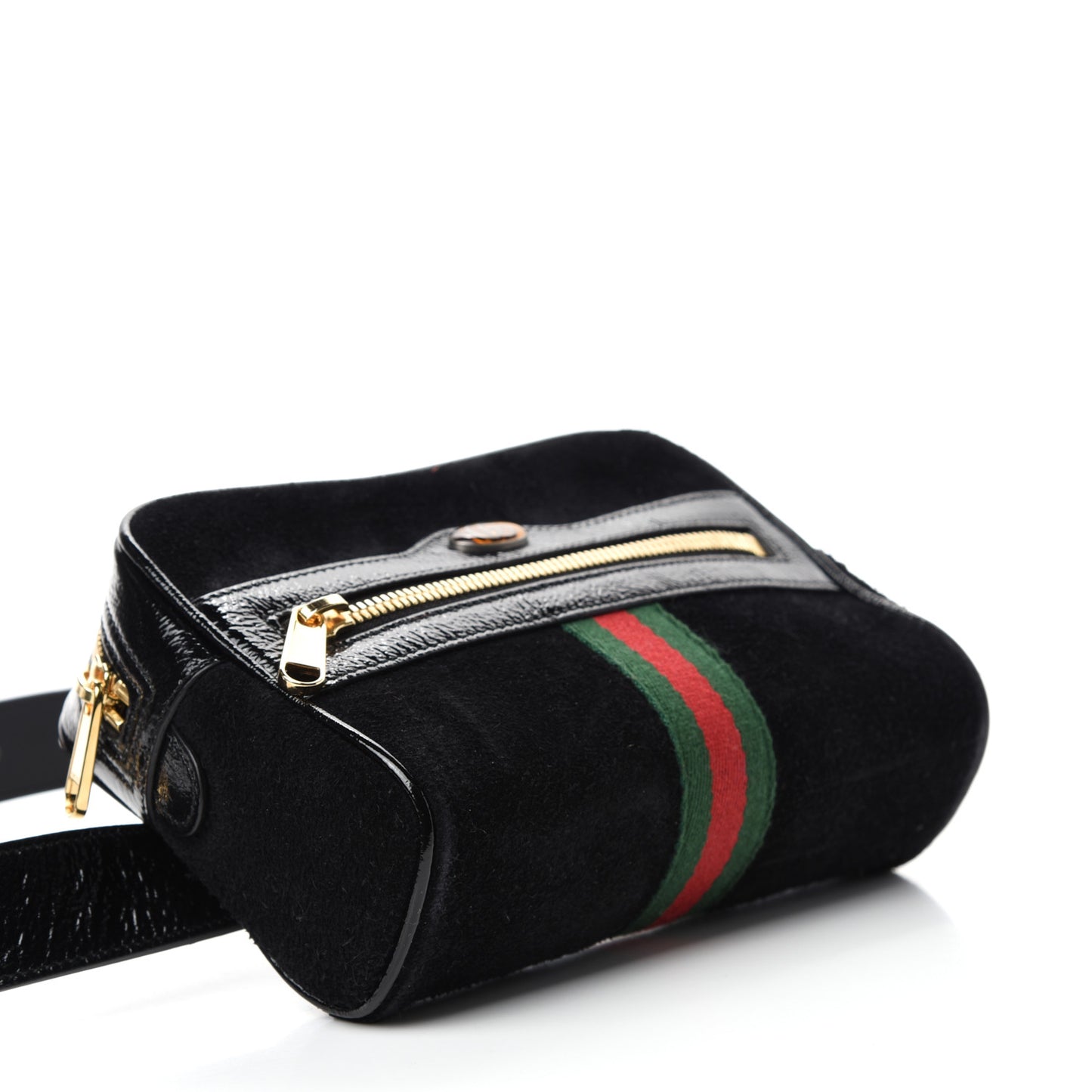 Suede Small Ophidia Belt Bag 85 34 Black