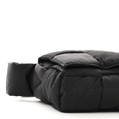 Bottega Veneta Nylon Intrecciato Padded Tech Cassette Bag Black 9 of 10