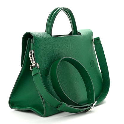 Christian Dior Grained Calfskin Diorever Flap Green 3 of 15