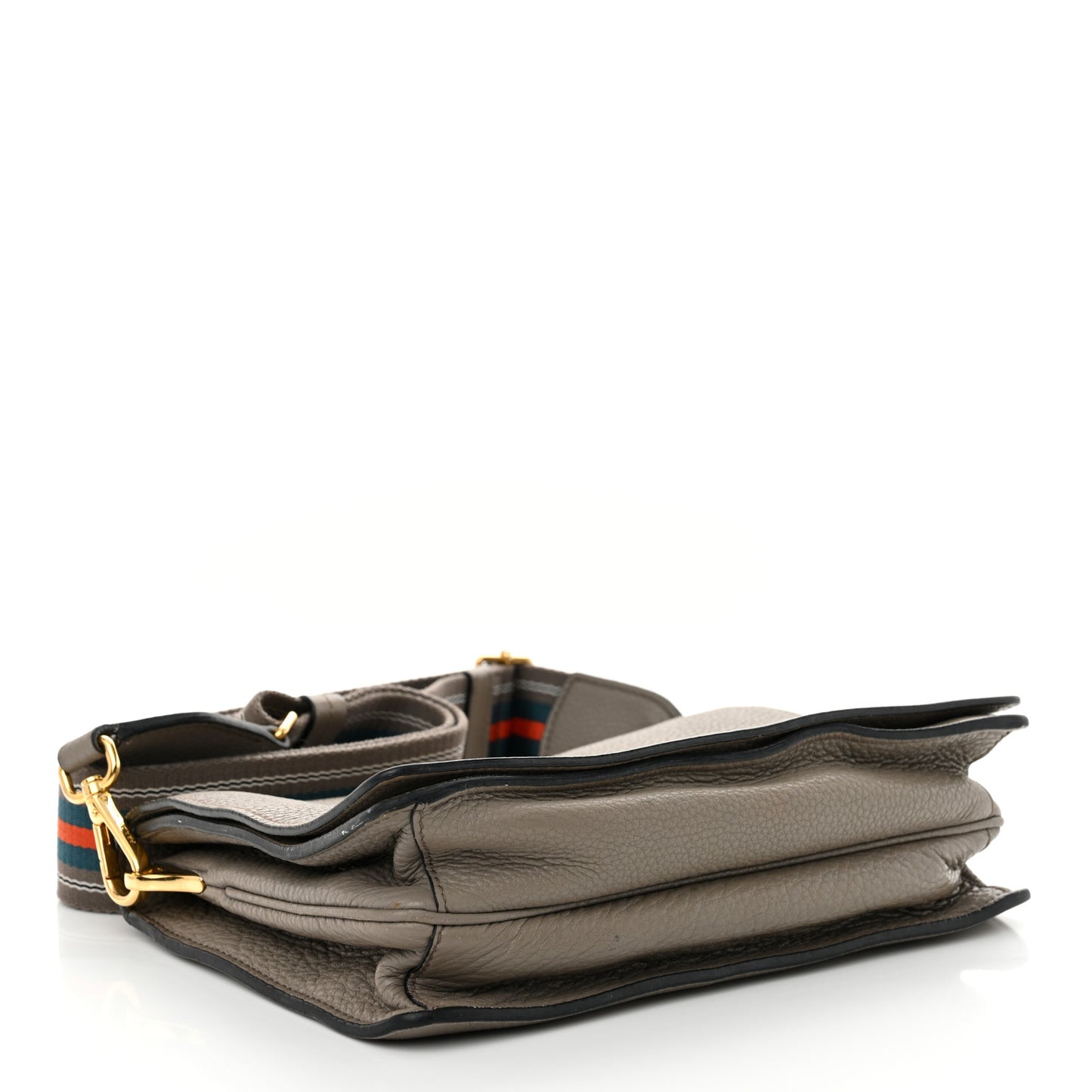 Vitello Daino Crossbody Flap Argilla