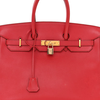 Hermes Gulliver Birkin 35 Rouge Vif 8 of 16