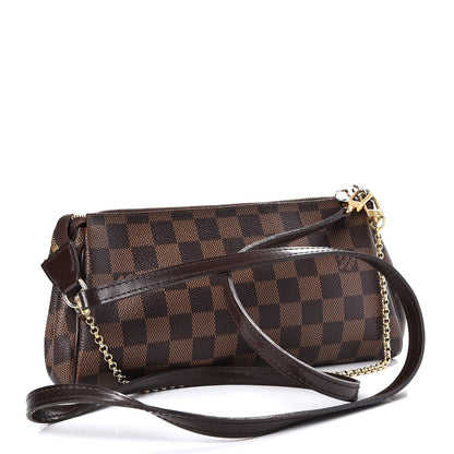 Louis Vuitton Damier Ebene Eva Clutch 3 of 8