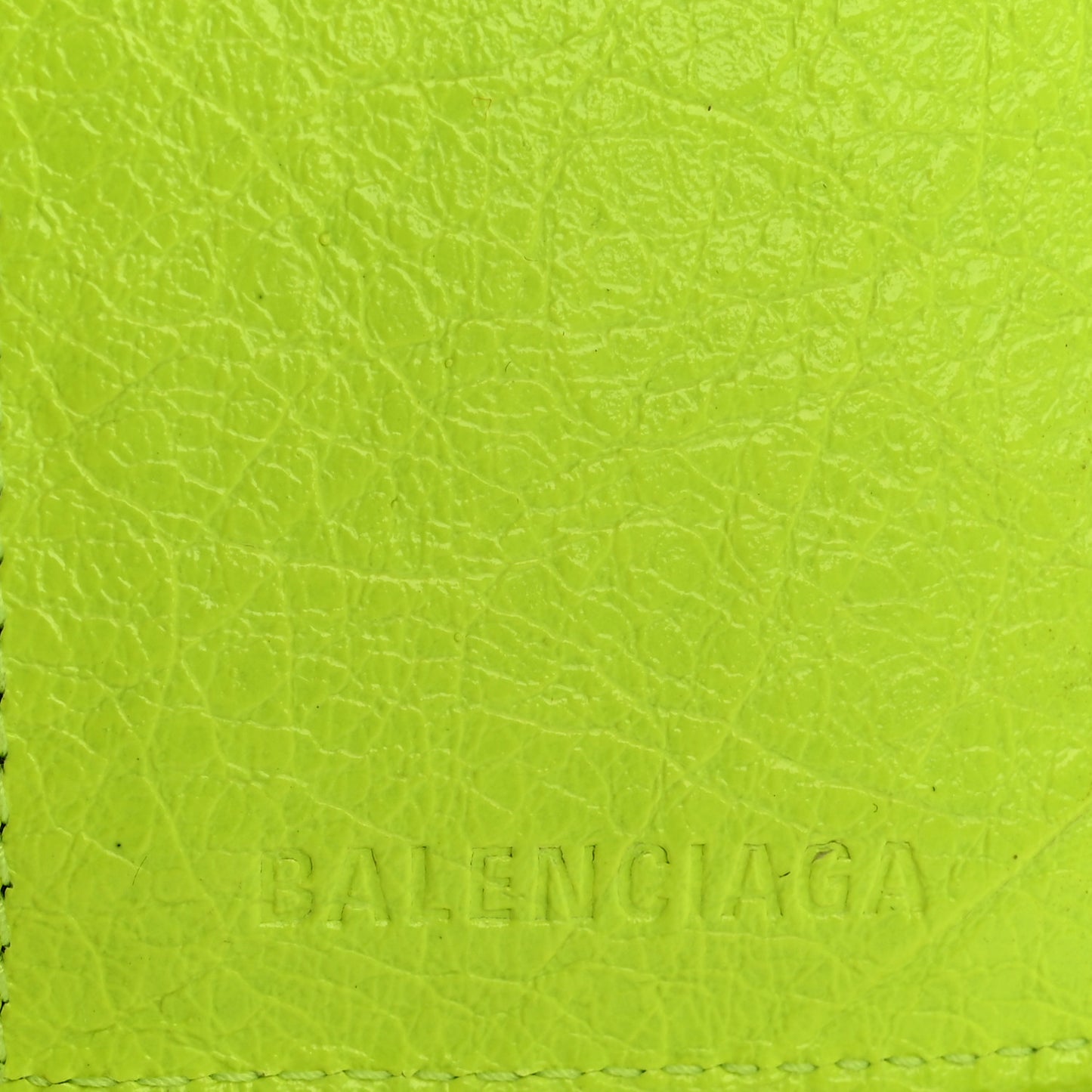 Agneau Le Cagole Clip On Card Mirror Fluo Yellow