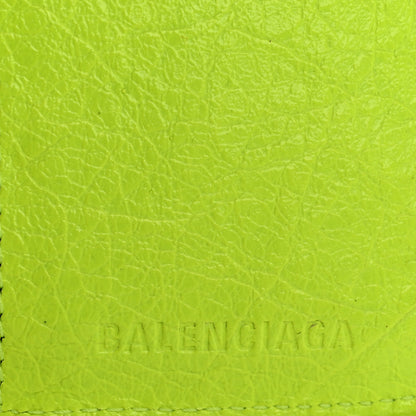 Balenciaga Agneau Le Cagole Clip On Card Mirror Fluo Yellow 8 of 16