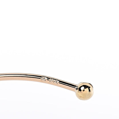Mikimoto 18K Yellow Gold Akoya Pearl Ribbon Cuff Bracelet 4 of 4