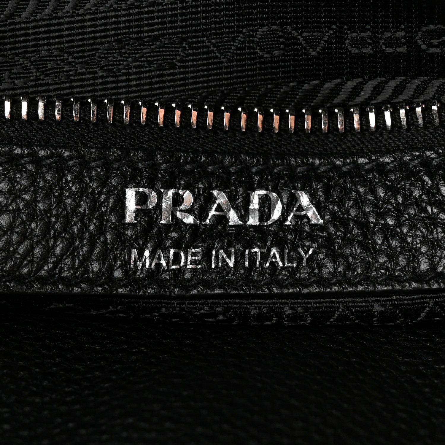 Prada Vitello Daino Soft Hobo Messenger Bag Black 6 of 10