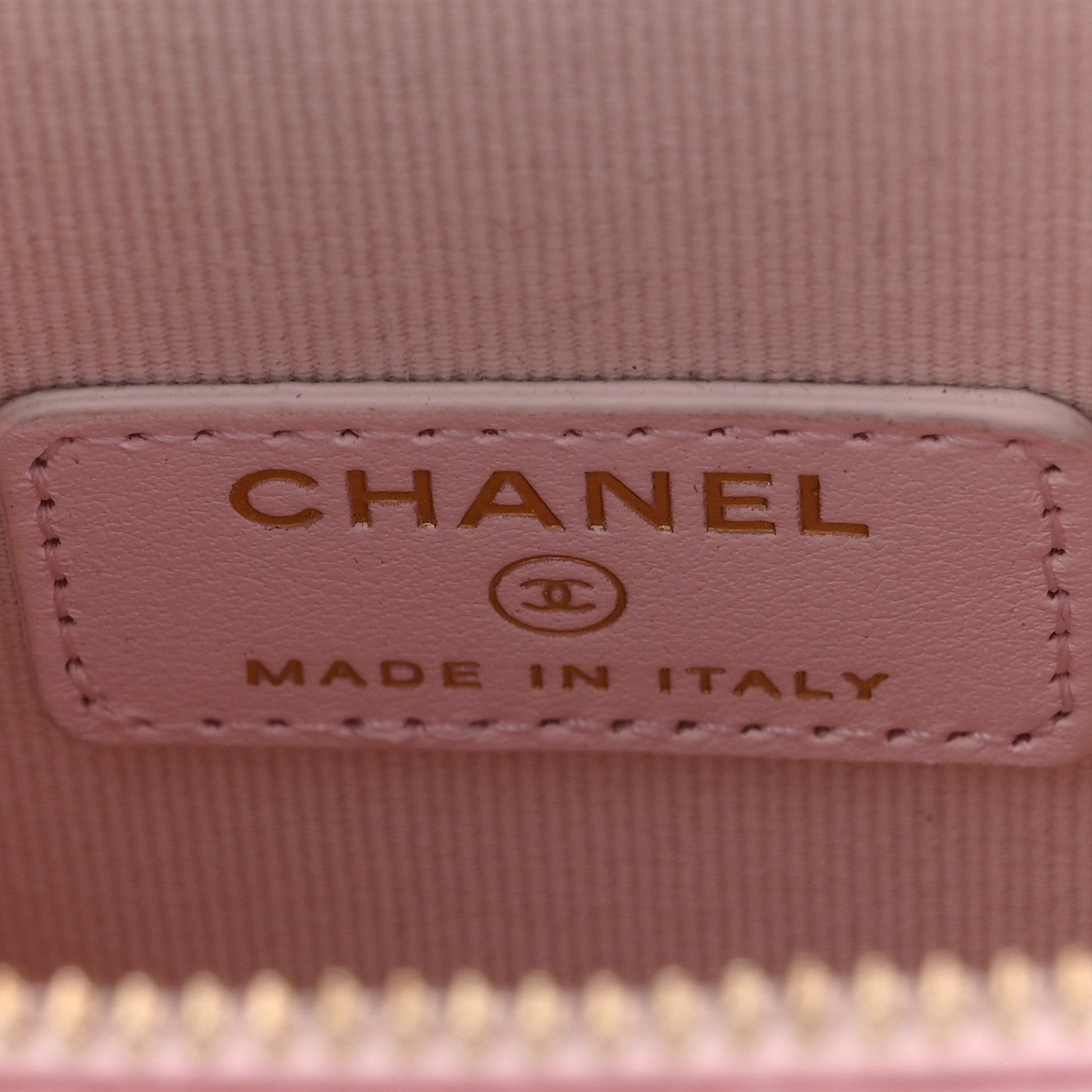 Chanel Caviar Quilted Phone Holder With Chain Light Pink 6 of 11