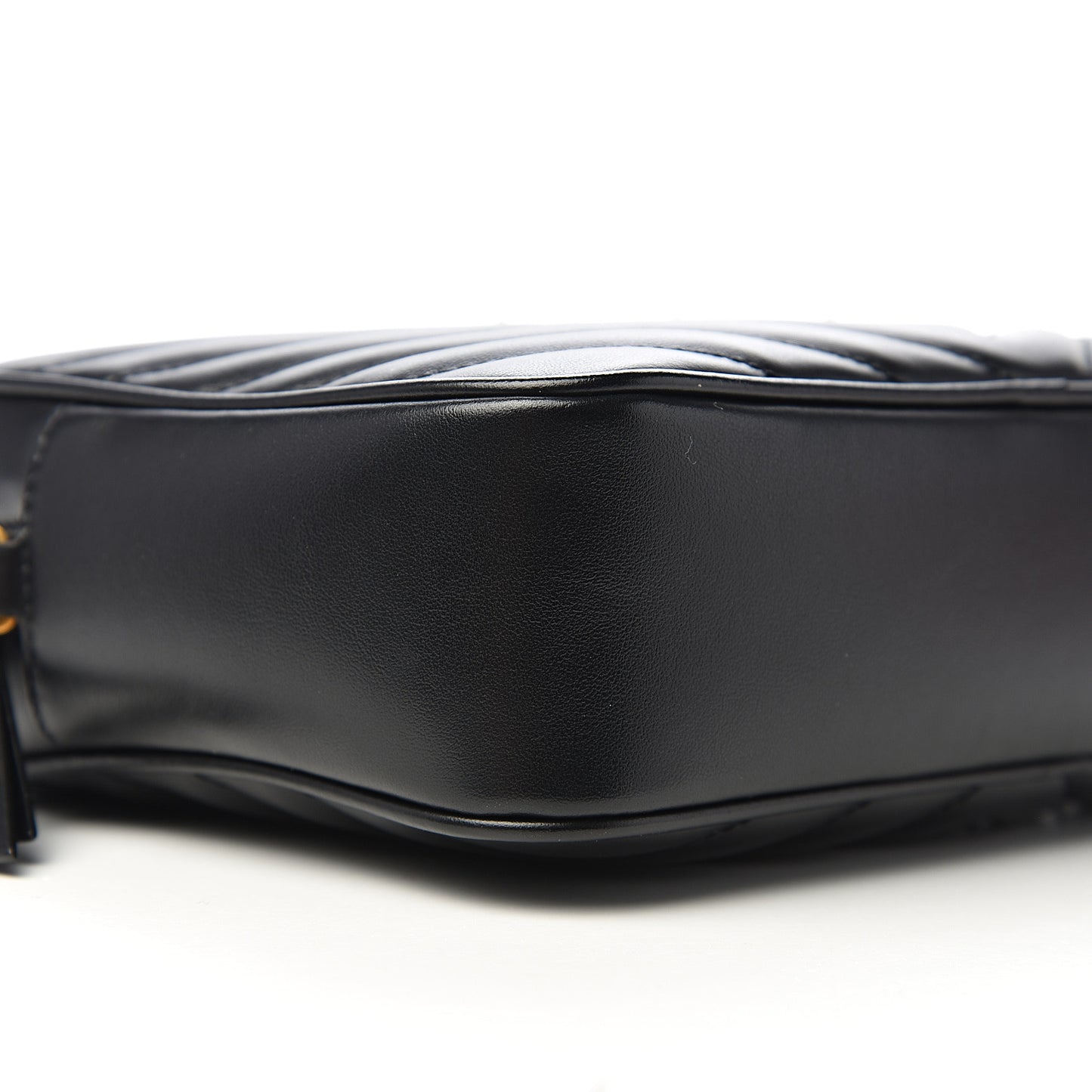 Calfskin Matelasse Monogram Lou Camera Bag Black
