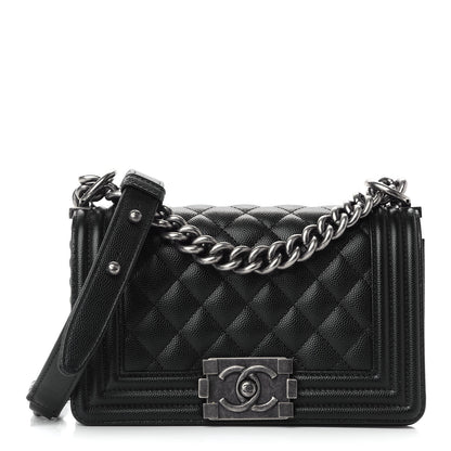 Chanel Caviar Quilted Small Boy Flap Black 1 of 9