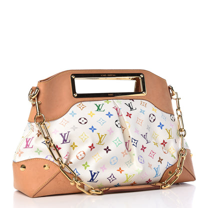 Louis Vuitton Monogram Multicolor Judy GM White 3 of 11