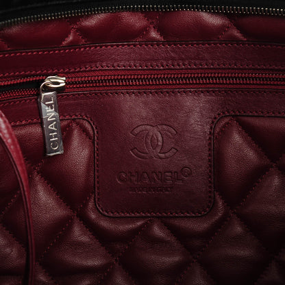 Chanel Lambskin Quilted Large Coco Cocoon Reversible Tote Black 6 of 7