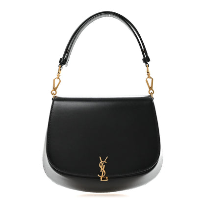 Saint Laurent Box Calfskin Mini Voltaire Top Handle Bag Black 1 of 11