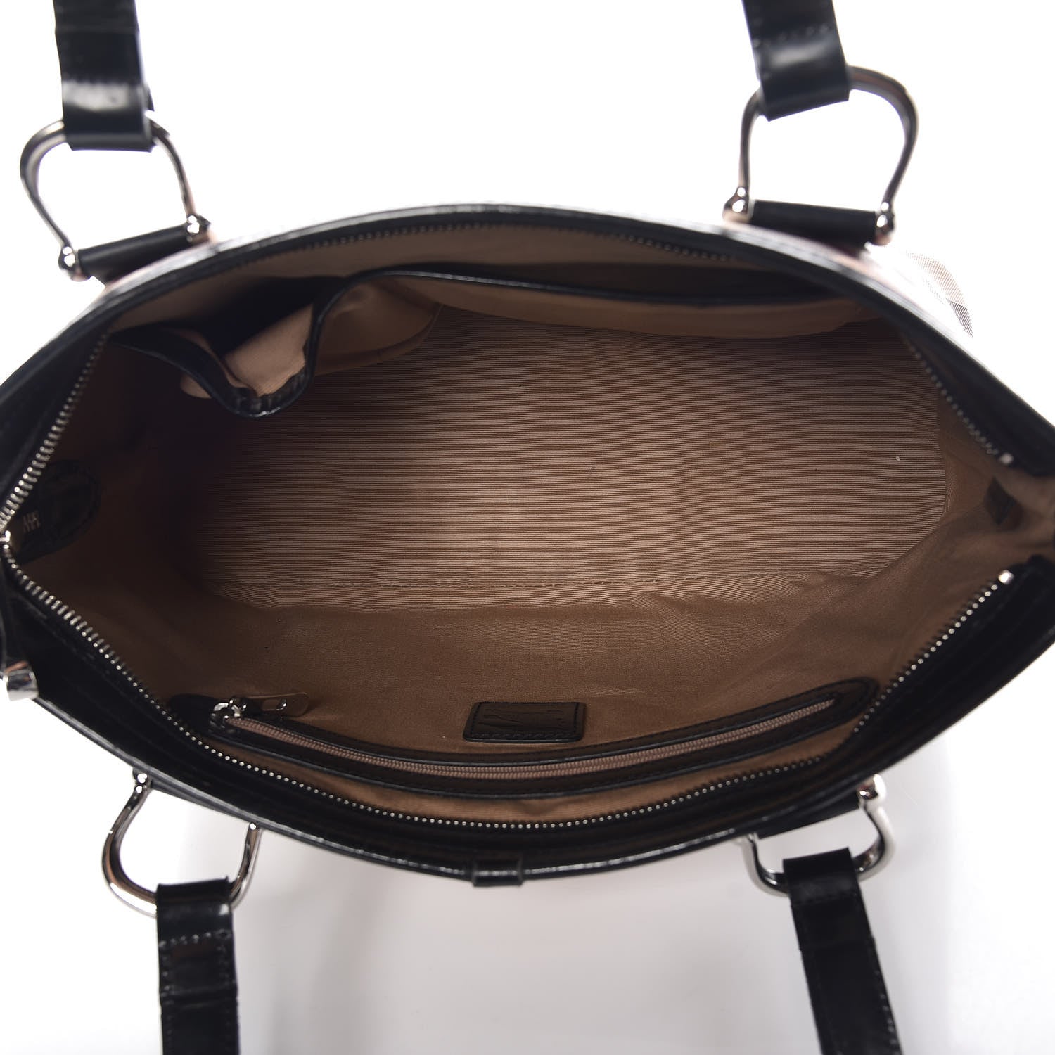 Burberry Supernova Check Stanton Tote Black 7 of 20