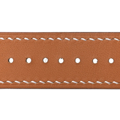 Hermes Barenia 42mm Apple Watch Single Tour Band  Fauve 4 of 11