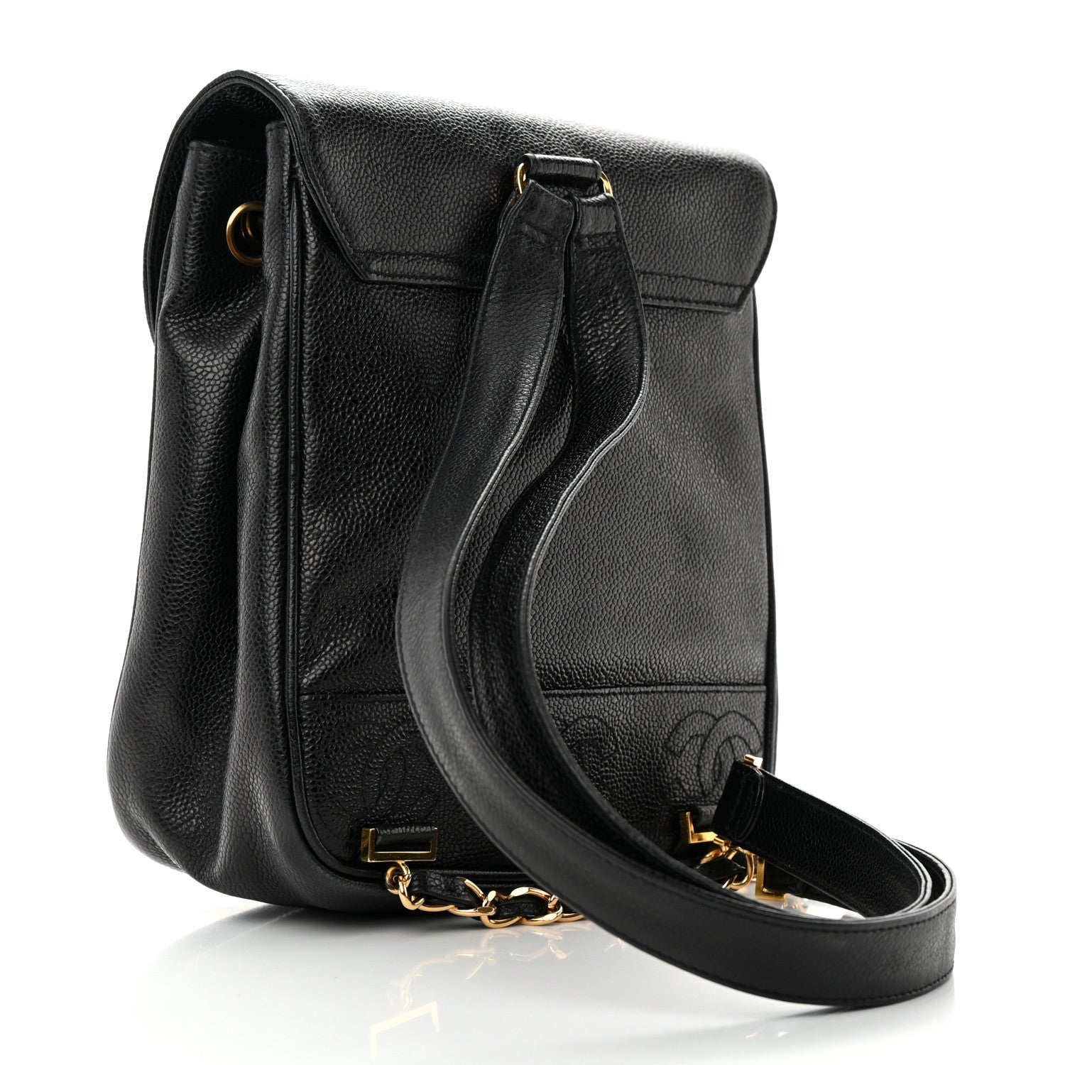 Chanel Caviar CC Backpack Black 3 of 15