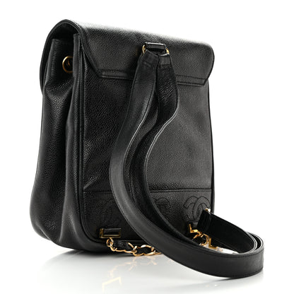 Chanel Caviar CC Backpack Black 3 of 15