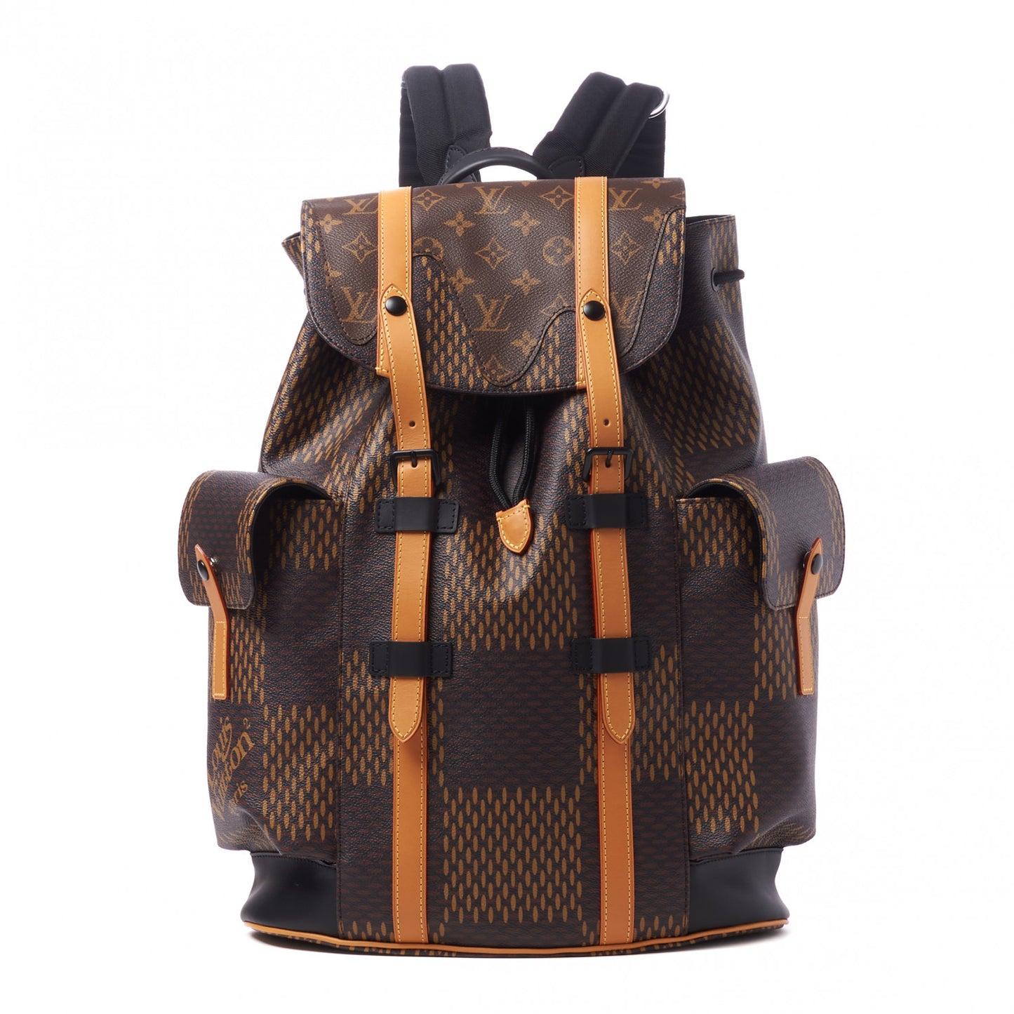 X NIGO Giant Damier Ebene Monogram Christopher PM Backpack