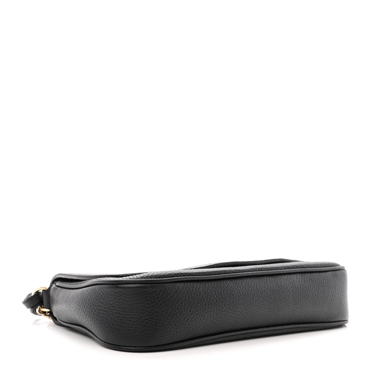 Gucci Pebbled Calfskin Medium Soho Flap Crossbody Black 4 of 10