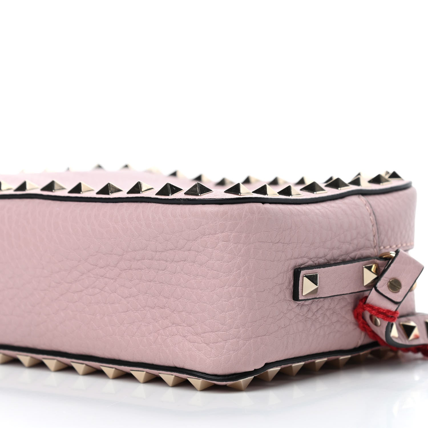 Valentino Garavani Pebbled Calfskin Rockstud Camera Crossbody Bag Cipria 9 of 9