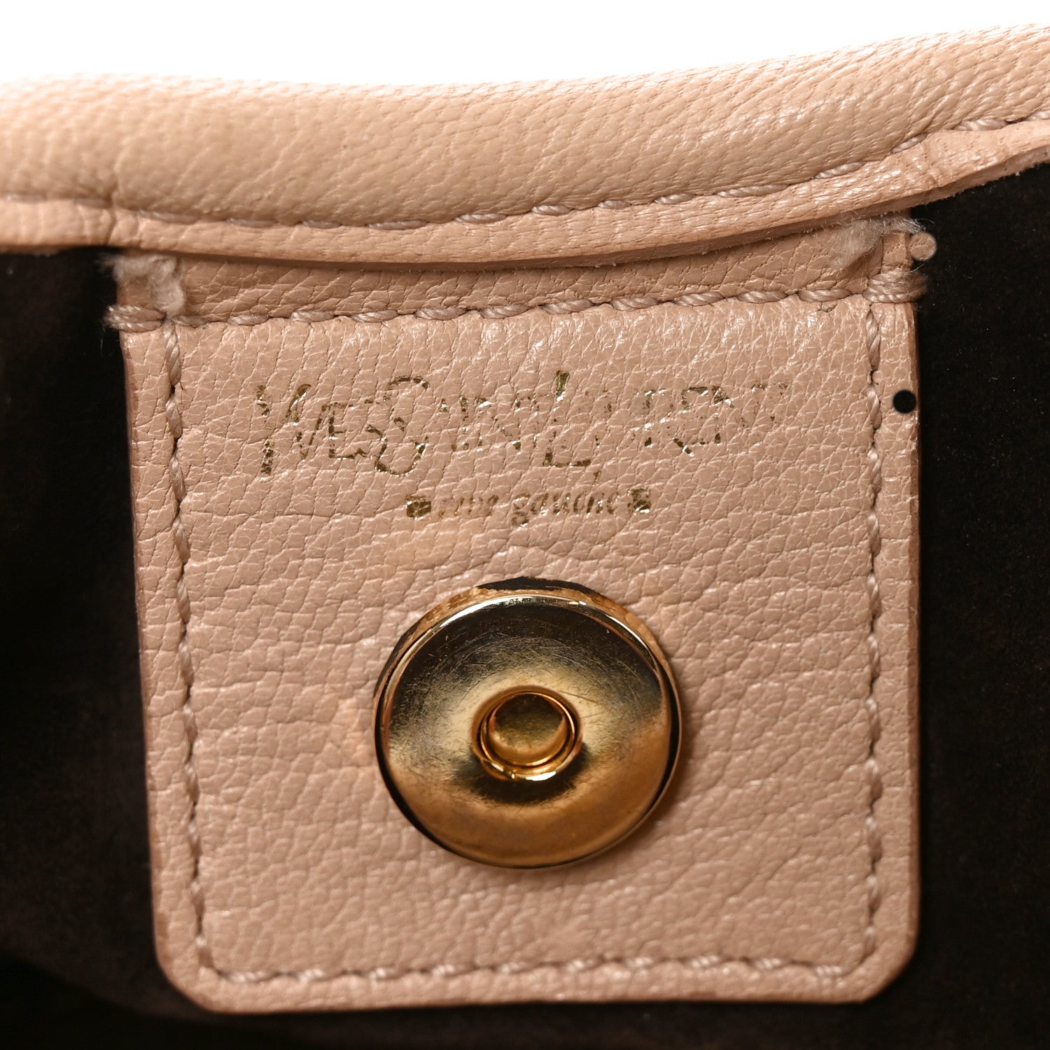 Saint Laurent Chevre Ruffle Saint Tropez Beige 6 of 10
